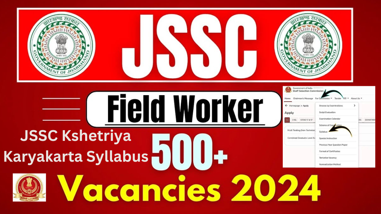 JSSC Kshetriya Karyakarta Syllabus And Exam Pattern