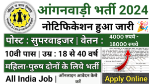 Anganwadi Recruitment 2024 Age Limit