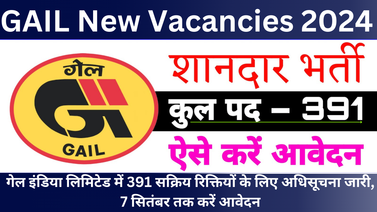 GAIL New Vacancies 2024